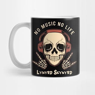 No music no life Lynyrd skynyrd Mug